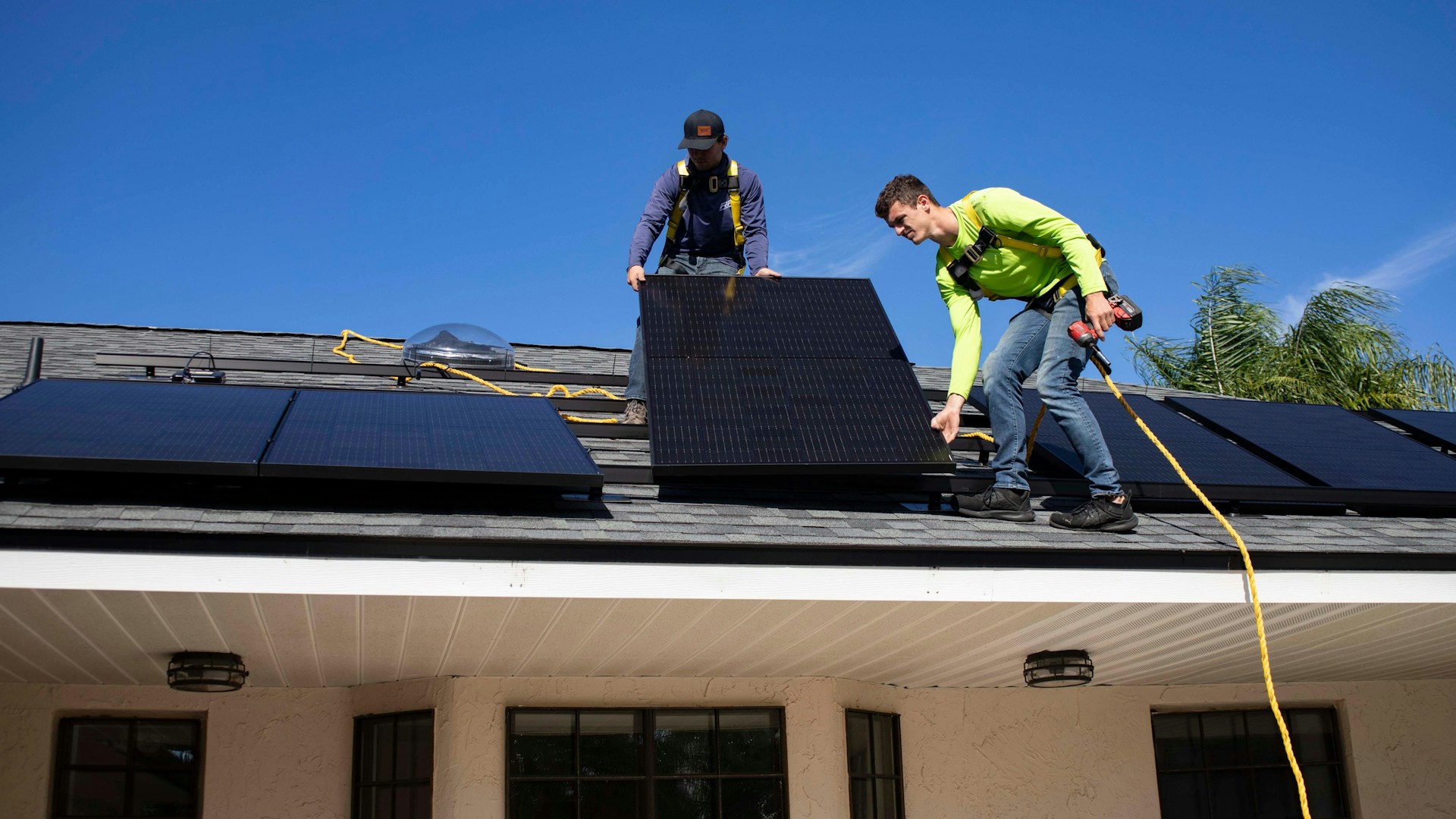 installing solar panels